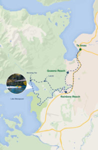Map of Kepler Hike & Boat, Fiordland Tours Te Anau